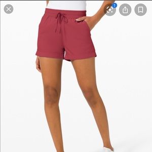lululemon spring break away shorts NWT